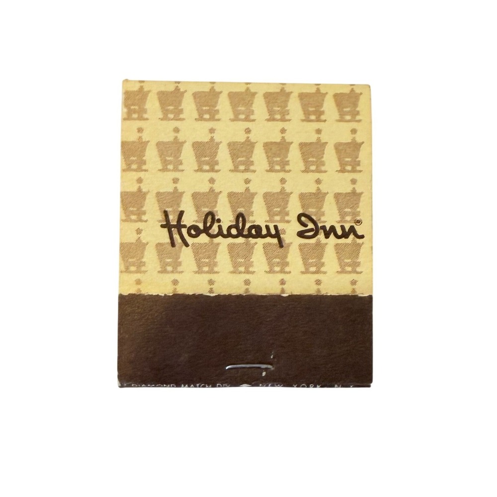 Vintage Holiday Inn Matchbook Unstruck Hotel Memorabilia Diamond Match Co NY‎